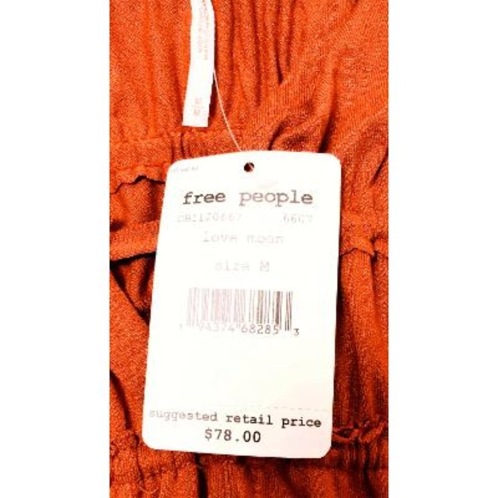 SOLD Free People Aries Plunge Neck Tank Top Sz M NWT - Picture 8 of 11